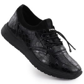 Filippo lakerede sko i DP7117 PAW646A sort