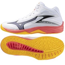 Mizuno Thunder Blade Sko med Mid V1GA237598 hvid