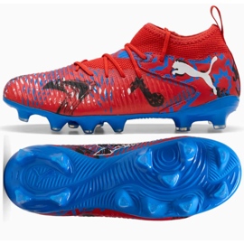 PUMA Future 8 Match Playmakers JR FG/AG 108750-01 Sko rød
