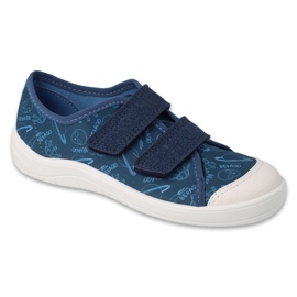 Befado børnesneakers med velcro 772Y016 marineblå