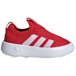 Adidas Bubbleomfy og Jr Ji1609 sko rød
