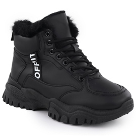 News Kvinders sneakers isoleret på en tyk sål sorte nyheder 9121