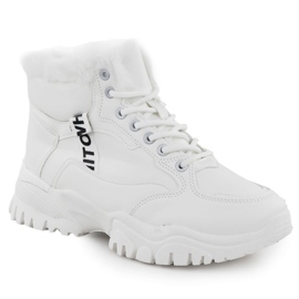 News Kvinders sneakers isoleret på en tyk sål hvid nyhed 9121