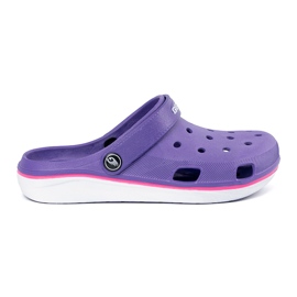 Shelvt Purple Crocs sko violet