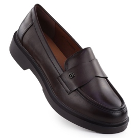 Sko Kvinders loafers Lords Brown Potocki Je19332 brun