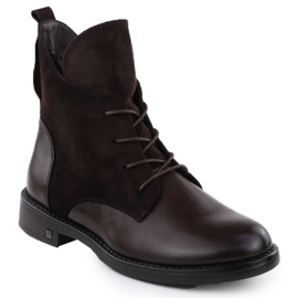 Kvinders ruskindstøvler Brun Potocki Z25-SZ12080