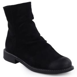 Kvinders ruskindstøvler Black Potocki Z25-SZ12716 sort