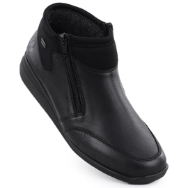 Læder vandtæt kvinders komfortable Black Rieker 47270-00