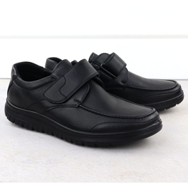 Sort velcro-sko unisoft 24mn16-7510
