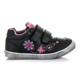 American Club Sneakers i blomster sort