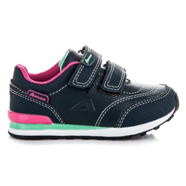 American Club Sneakers. Velcro blå