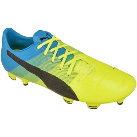 Fodboldstøvler Puma evoPOWER 2.3 Fg M 10352801 flerfarvet gul