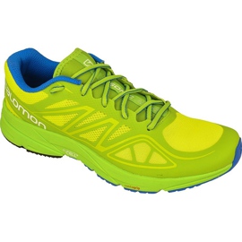 Løbesko Salomon Sonic Aero M L37953500 gul grøn