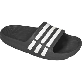 Adidas Duramo Slide K Jr G06799 hjemmesko hvid sort