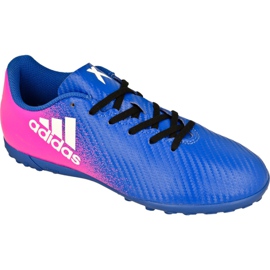 Adidas X 16.4 Tf Jr BB5725 fodboldstøvler blå blå