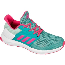 Adidas RapidaRun K Jr BA7873 sko lyserød grøn