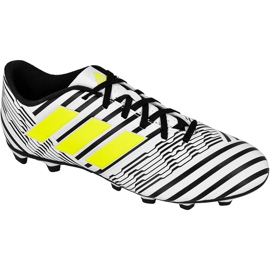 Adidas Nemeziz 17.4 FxG M S80606 fodboldstøvler flerfarvet hvid