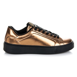 Kylie Sneakers på platformen gul
