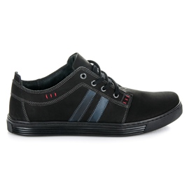 Lucca Læder sneakers sort
