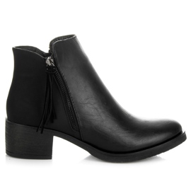 Vices New Collection Chelsea støvler med frynser sort