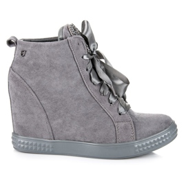 Vices New Collection Sneakers bundet med et bånd grå
