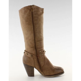 Cowboy støvler hæl Z6286 khaki