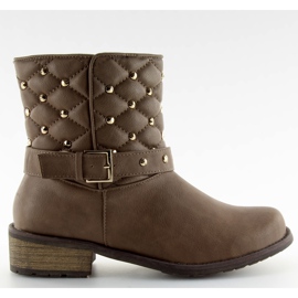 200-62 khaki quiltede støvler