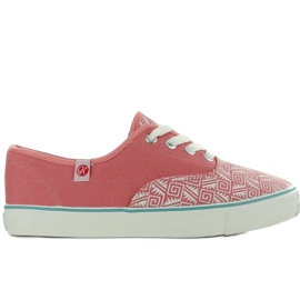 Vansiaki K145501 koral sneakers lyserød flerfarvet