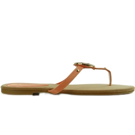 Flip-flops med nitter IR-82 abrikos orange