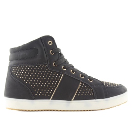 85-3 Sorte ankelsneakers