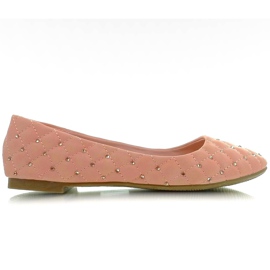 Quiltede ballerinaer XT373 Pink lyserød