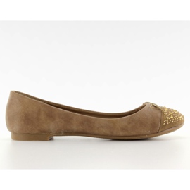 Ballerinas med jets MB-6212 khaki