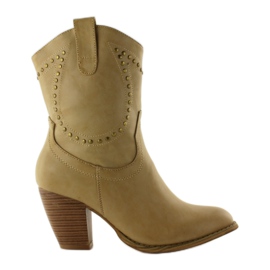 8397-Ga Khaki Cowboystøvler