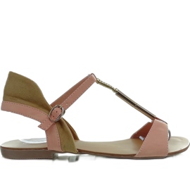 Delikate sandaler WF-38 pink lyserød