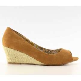 Kiler espadriller Ls-141 kamel brun