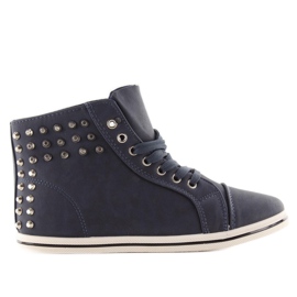 Sneakers med nitter G-27 marineblå marine blå