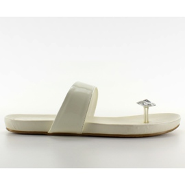 Originale flip-flops 809-1 hvid brun