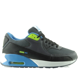 Air B123 Grå / Måned sneakers grøn sort