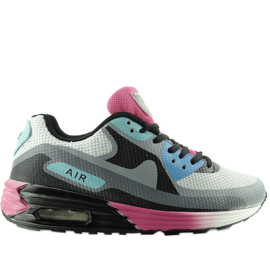 Air B306M sorte og pink sneakers