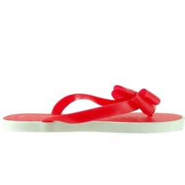 Flip-flops på en tyk sål 1016 Rød