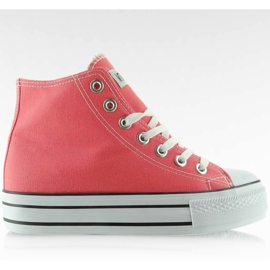 Melon dobbeltsåede sneakers lyserød
