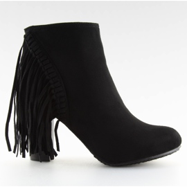 Fringe støvler C138 Black sort