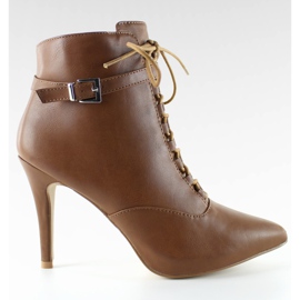 Snørebånd foran støvler NY-33 Camel brun