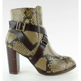 Ankelstøvler Snake Story A993 Brown brun