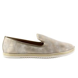 Elegant slip-on falmet 6692 guld gylden