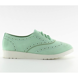 Openwork pastell loafers R97P Mint blå