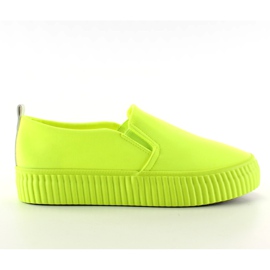 Slip-on på en høj ribben GF-40 gul sål