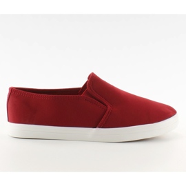 Sneakers slip-on materiale 1-98 Bright - Rød