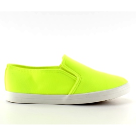Sneakers slip-on materiale 1-98 Gul