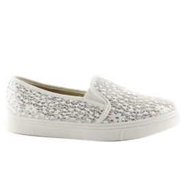 Blonde slip-on pasteller XIN07P Hvid